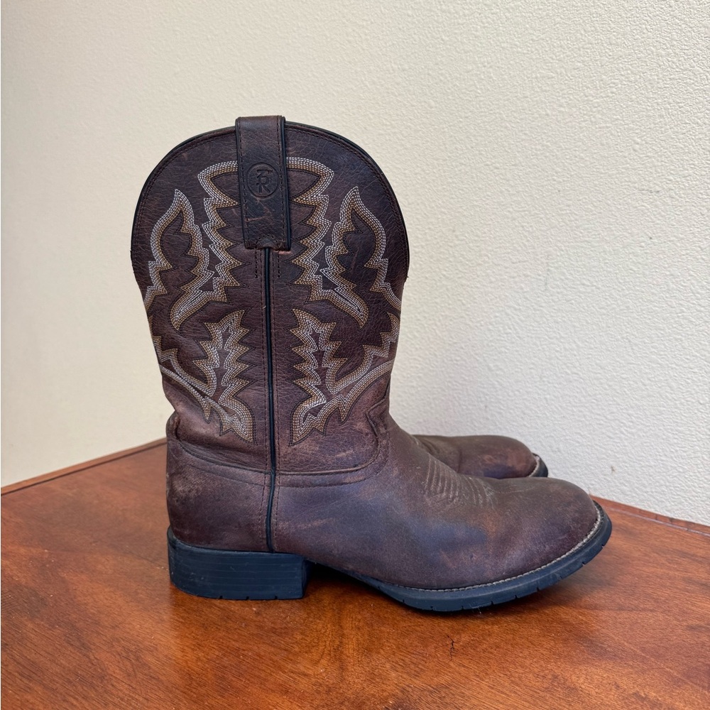 Tony Lama Brown Leather Boots Men’s Size 10.5